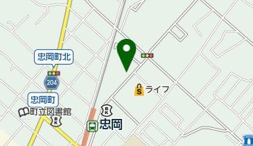 SPS忠岡東1丁目駐車場の地図画像