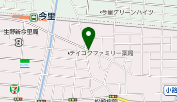 ジャストインパーク小路1丁目の地図画像