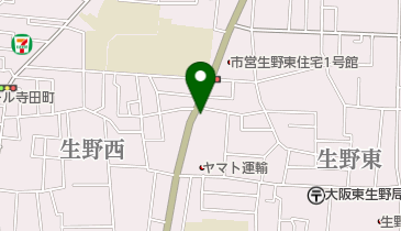 ジャストインパーク生野東の地図画像