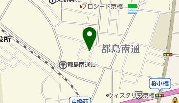 ジャストインパーク都島南通の地図画像
