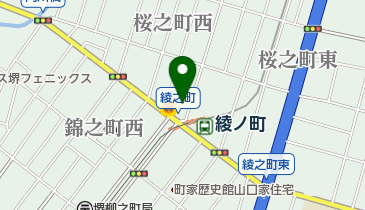 ジャストインパーク綾之町西の地図画像