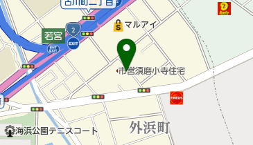 ジャストインパーク神戸市営住宅須磨小寺の地図画像