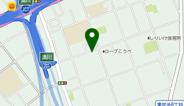 ジャストインパーク神戸市営住宅真野の地図画像