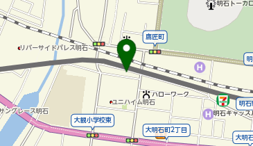 ジャストインパーク大明石町の地図画像