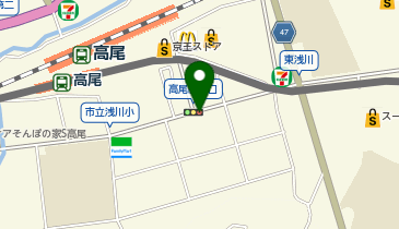 SPT高尾駅南口駐車場の地図画像