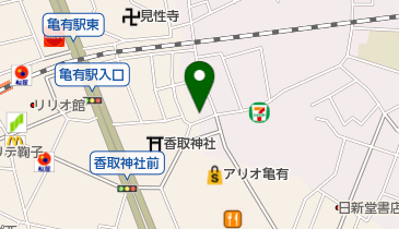 リクスタパーキング亀有第19駐車場の地図画像