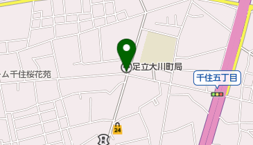 リクスタパーキング千住大川町第1駐車場の地図画像