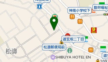 松濤コインパーキングの地図画像