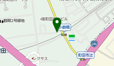 南町田コインパーキングの地図画像