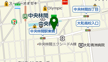 中央林間東急スクエア立体駐車場の地図画像