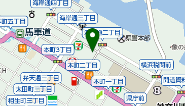 馬車道コインパーキングの地図画像