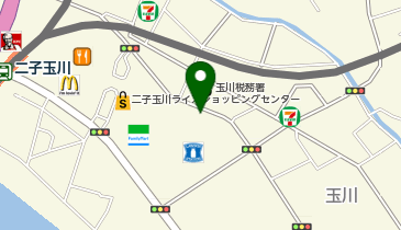二子玉川ライズP3駐車場の地図画像