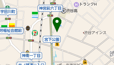 渋谷キャスト駐車場の地図画像
