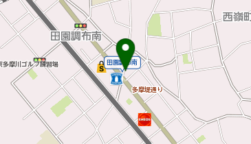 地産マルシェ 田園調布店駐車場の地図画像