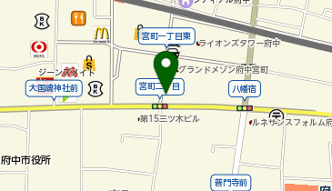 タマパーク府中宮町の地図画像