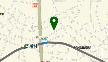 タマパーク若林の地図画像