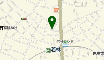 タマパーク若林第2駐車場の地図画像