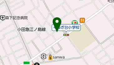 タマパーク東林間第2の地図画像