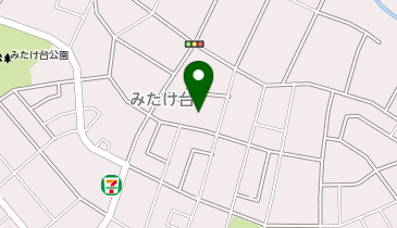 タマパーク青葉区柿のき台の地図画像