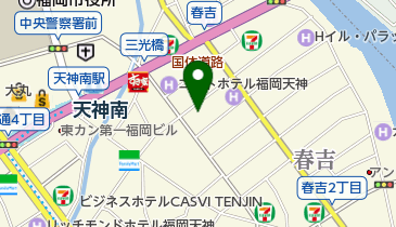 トラストパーク春吉3丁目の地図画像