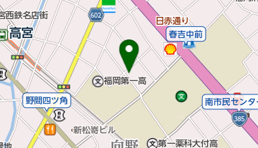 トラストパーク第一薬科大学前の地図画像