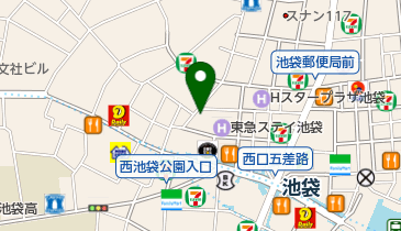 トラストパーク池袋2丁目の地図画像
