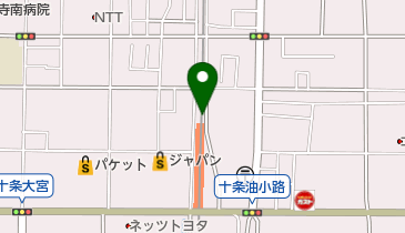 Pat東寺・十条口間第1駐車場の地図画像