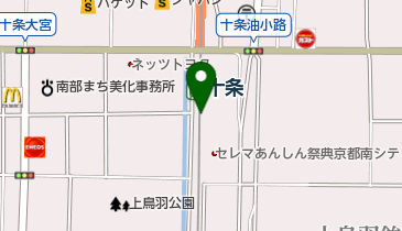 Pat十条・上鳥羽口間第7駐車場の地図画像