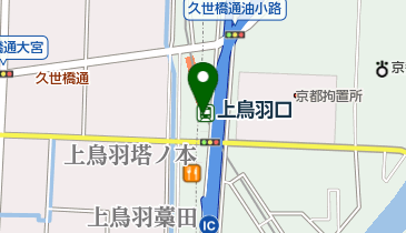 Pat上鳥羽口・竹田間第1駐車場の地図画像