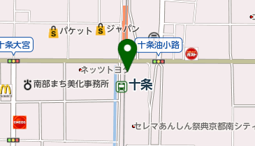 Pat十条・上鳥羽口間第6駐車場の地図画像