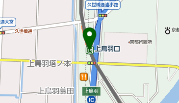 Pat上鳥羽口・竹田間第2駐車場の地図画像