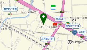 トラストパーク新町2の地図画像