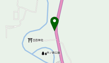 中ノ島公園第2駐車場の地図画像