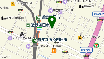 Pat近鉄四日市駅前駐車場の地図画像