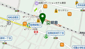 トラストパーク昭島駅前の地図画像