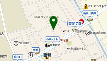 トラストパーク ラクレイス西新の地図画像