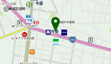 トラストパーク地下鉄今里駅前の地図画像