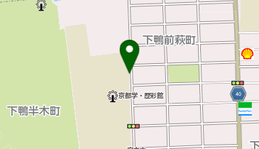 トラストパーク京都学・歴彩館の地図画像