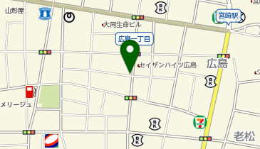 トラストパーク広島通3の地図画像