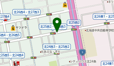 トラストパーク北25西2の地図画像