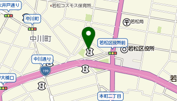 トラストパーク西日本シティ銀行若松支店の地図画像