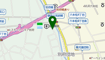 トラストパーク別府団地の地図画像