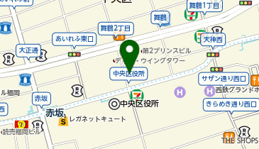 トラストパーク大名2丁目2の地図画像