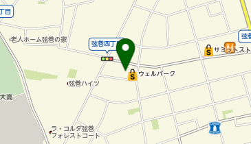 トラストパーク世田谷区弦巻4丁目の地図画像