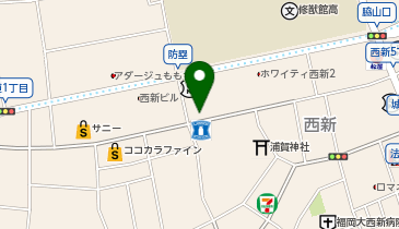 トラストパーク西新5丁目の地図画像