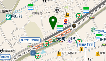 トラストパーク元町駅前の地図画像