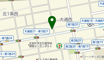 トラストパーク大通西21の地図画像