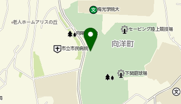 下関市運動公園駐車場の地図画像