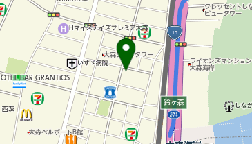 トラストパーク南大井3丁目第2の地図画像