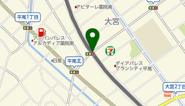 トラストパーク平尾2丁目西鉄高架下の地図画像